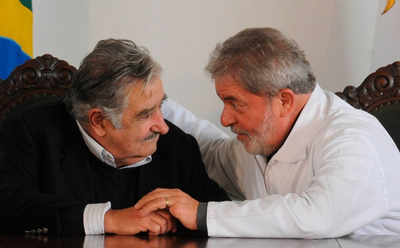José Mujica y Luiz Inácio Lula Da Silva