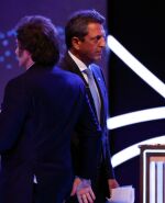 Javier Milei y Sergio Massa