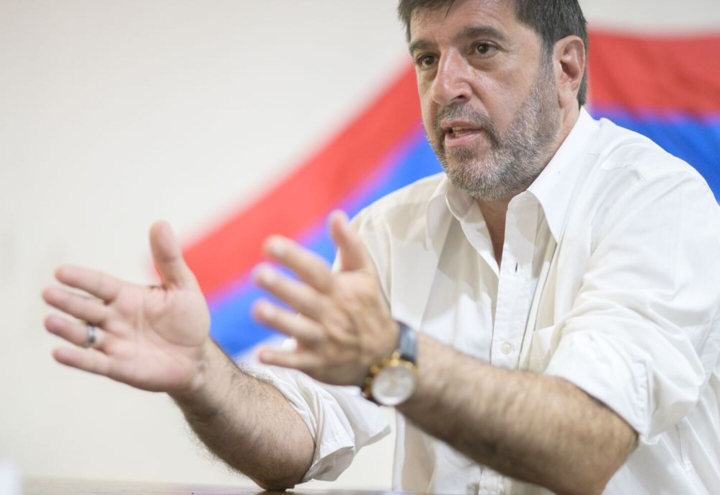 Fernando Pereira, candidato a la presidencia del Frente Amplio. Foto: Leonardo Mainé