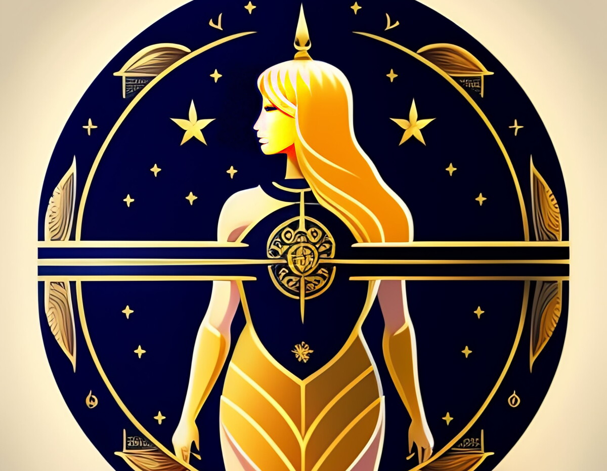 Signo zodiacal de Virgo.