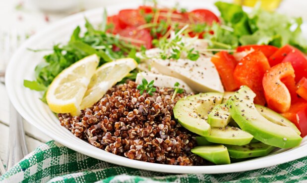 Ensalada con quinoa