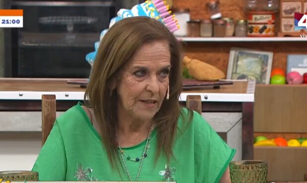 Ángeles Lasso en "Vamo arriba".