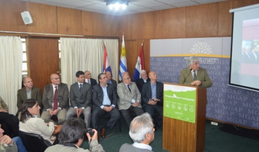 Conferencia de prensa en MGAP. Foto: MGAP