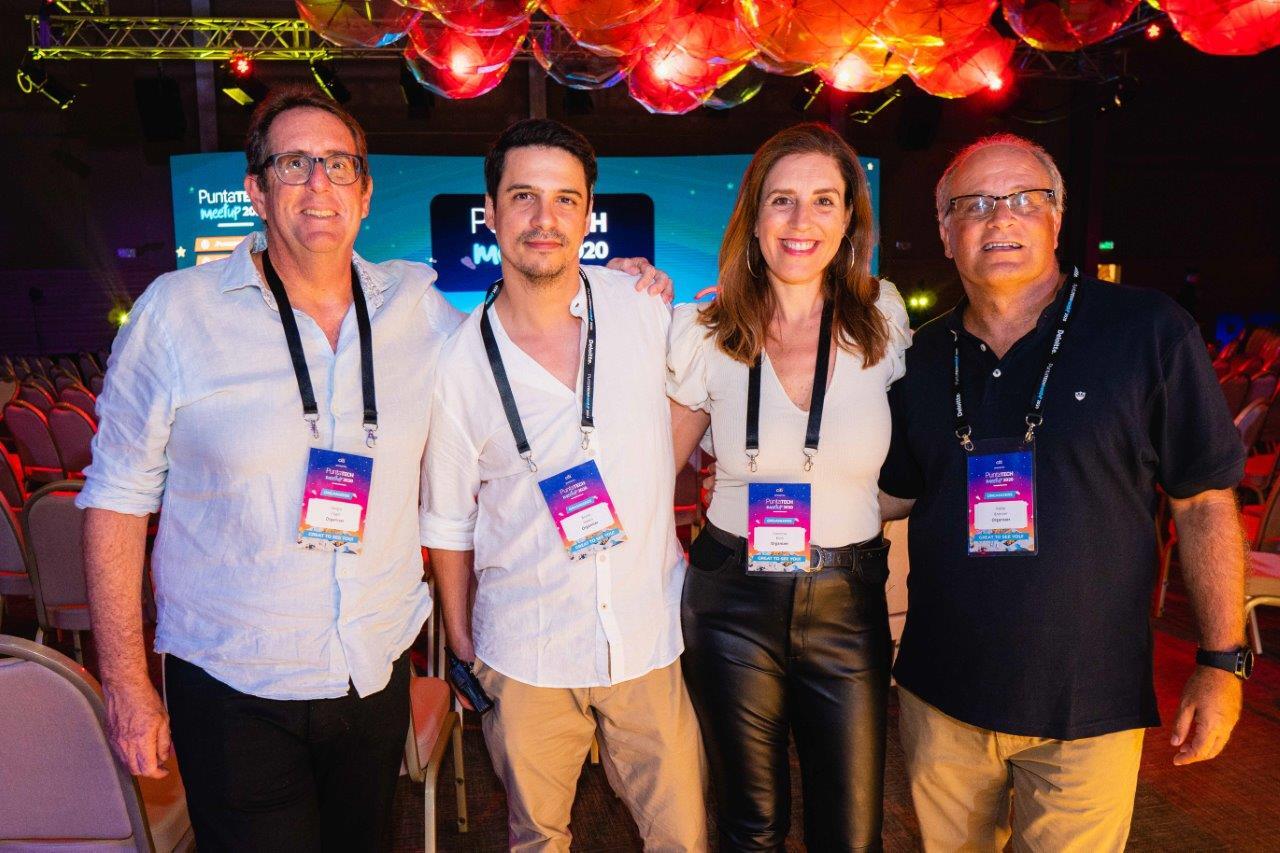 Sergio Fogel, Bruno Gadea, Carolina Kind y Pablo Brenner, organizadores de Punta Tech Meetup. (2).jpg