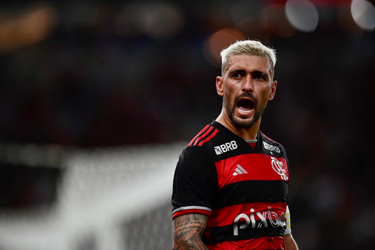 Giorgian de Arrascaeta jugando para Flamengo de Brasil. Foto: Flamengo