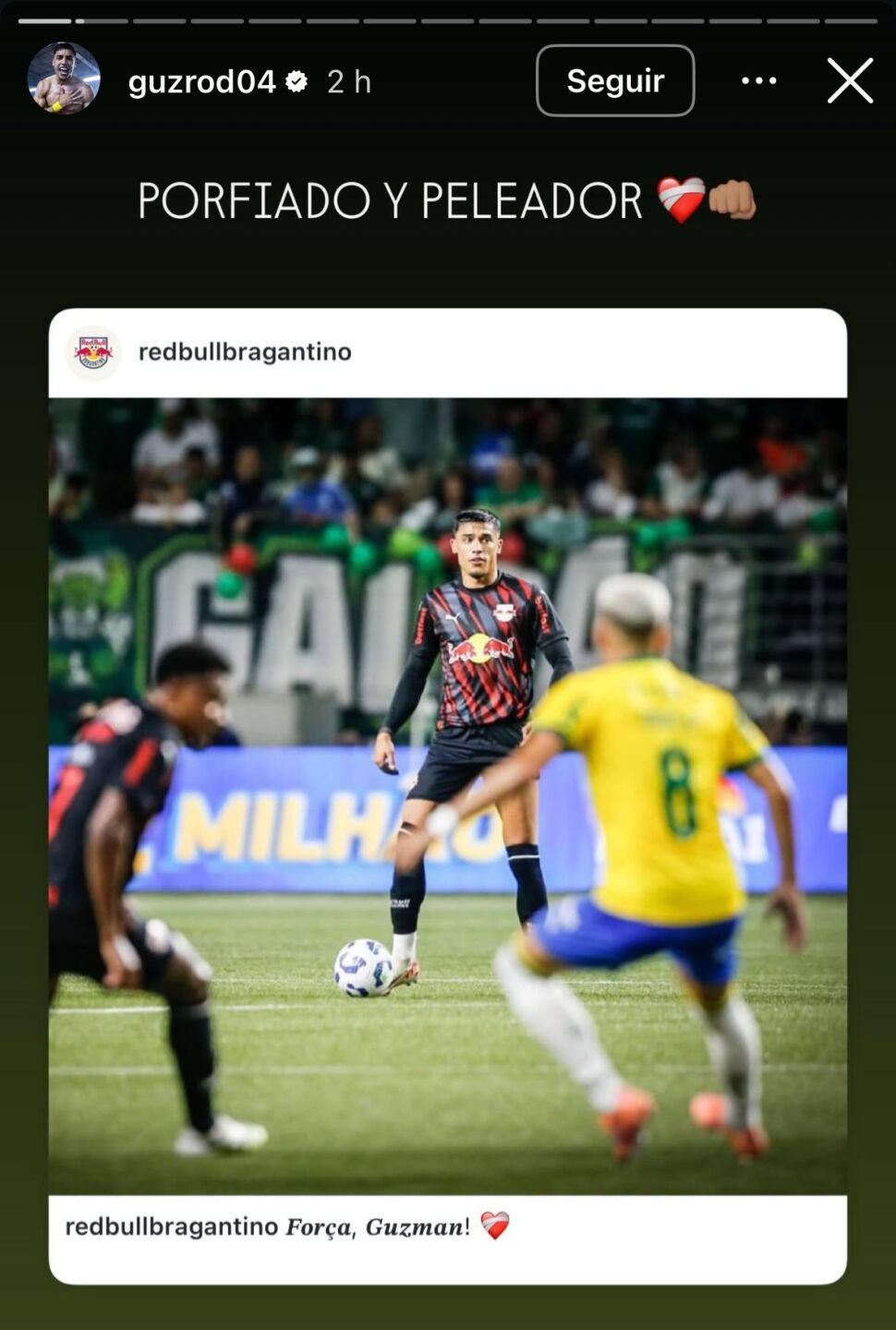 El mensaje de Guzmán Rodríguez tras su lesión.