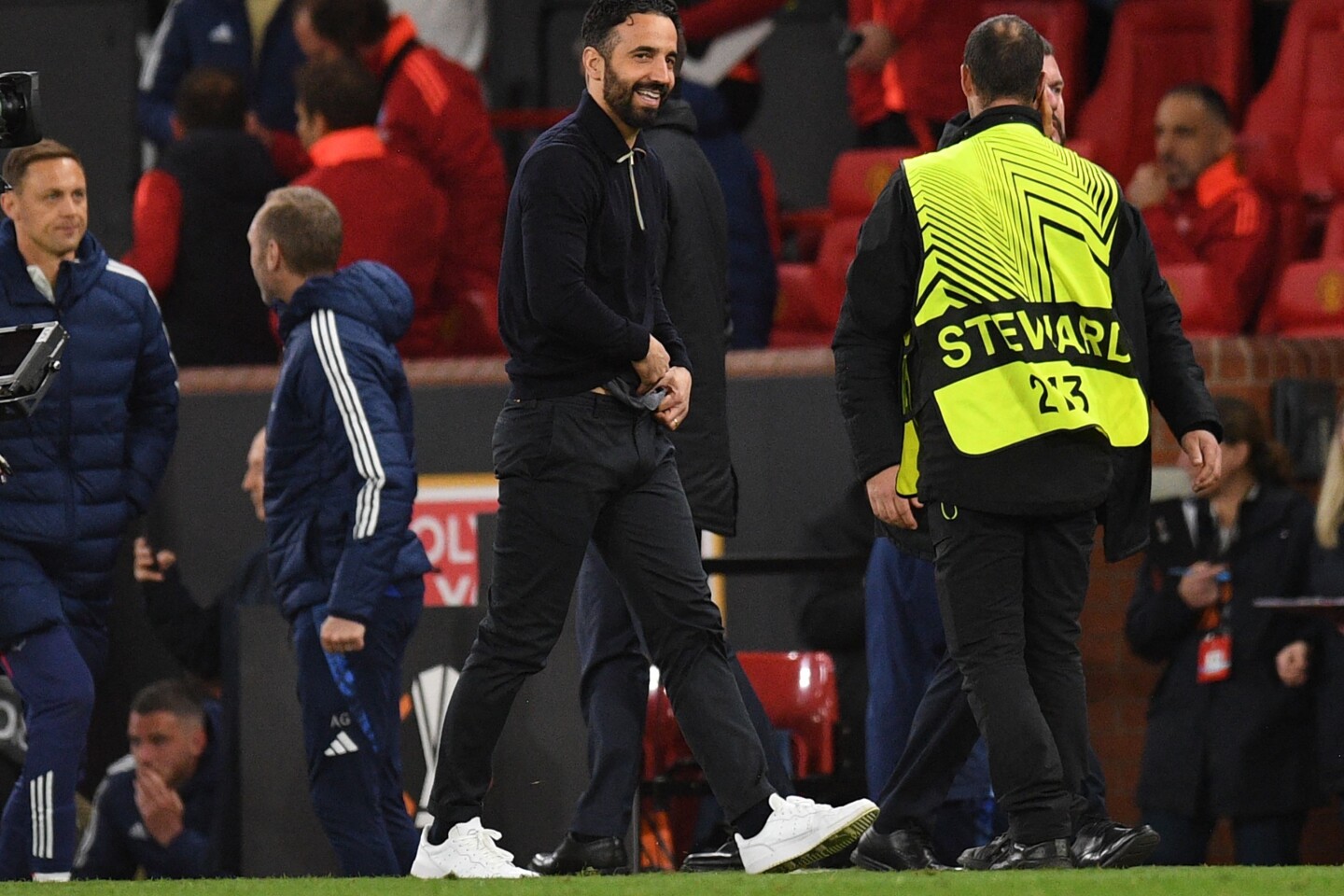 Rubén Amorim, director técnico del Manchester United.