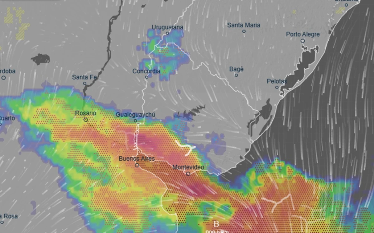 Ciclón extratropical azotará Uruguay con vientos de 80 km/h y temperaturas bajo cero — image 2