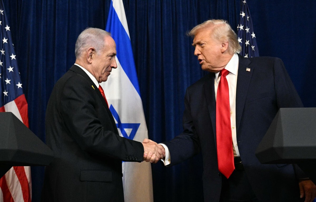 El presidente estadounidense Donald Trump y el primer ministro israelí Benjamin Netanyahu
