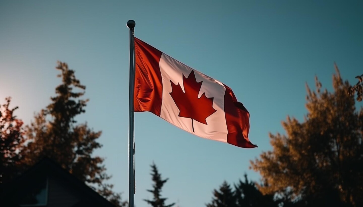 Bandera de Canadá.