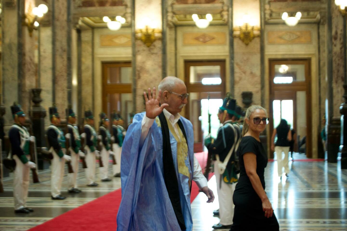 Brahim Gali, presidente de la República Árabe Saharaui