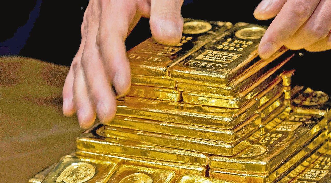Lingotes de oro. Foto: Archivo El País.