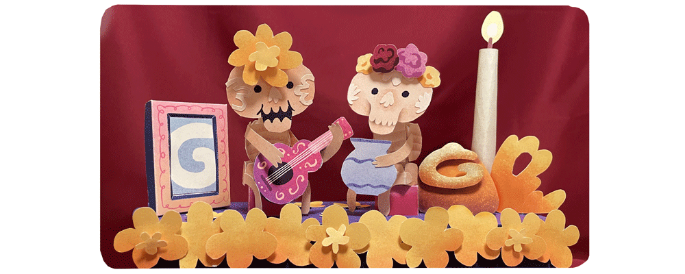 El doodle de Google por el Día de los Muertos 2023
