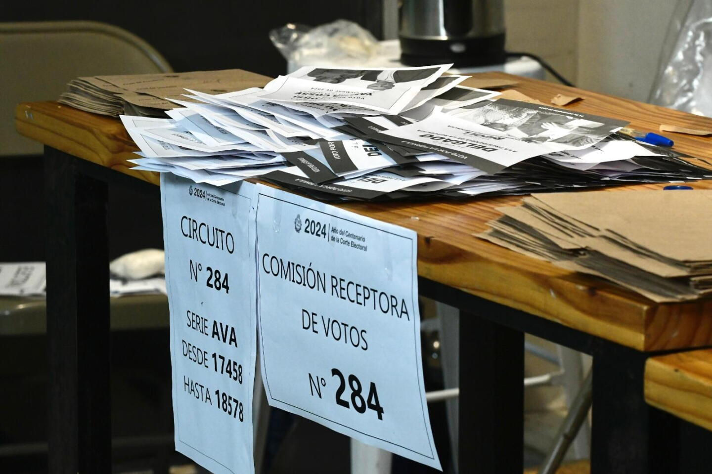 Conteo de votos en el balotaje 2024