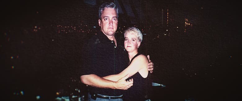 Ron Bradley junto a su hija Amy Lynn.