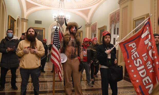 Asalto al capitolio. Actos similares se repitieron en el mundo