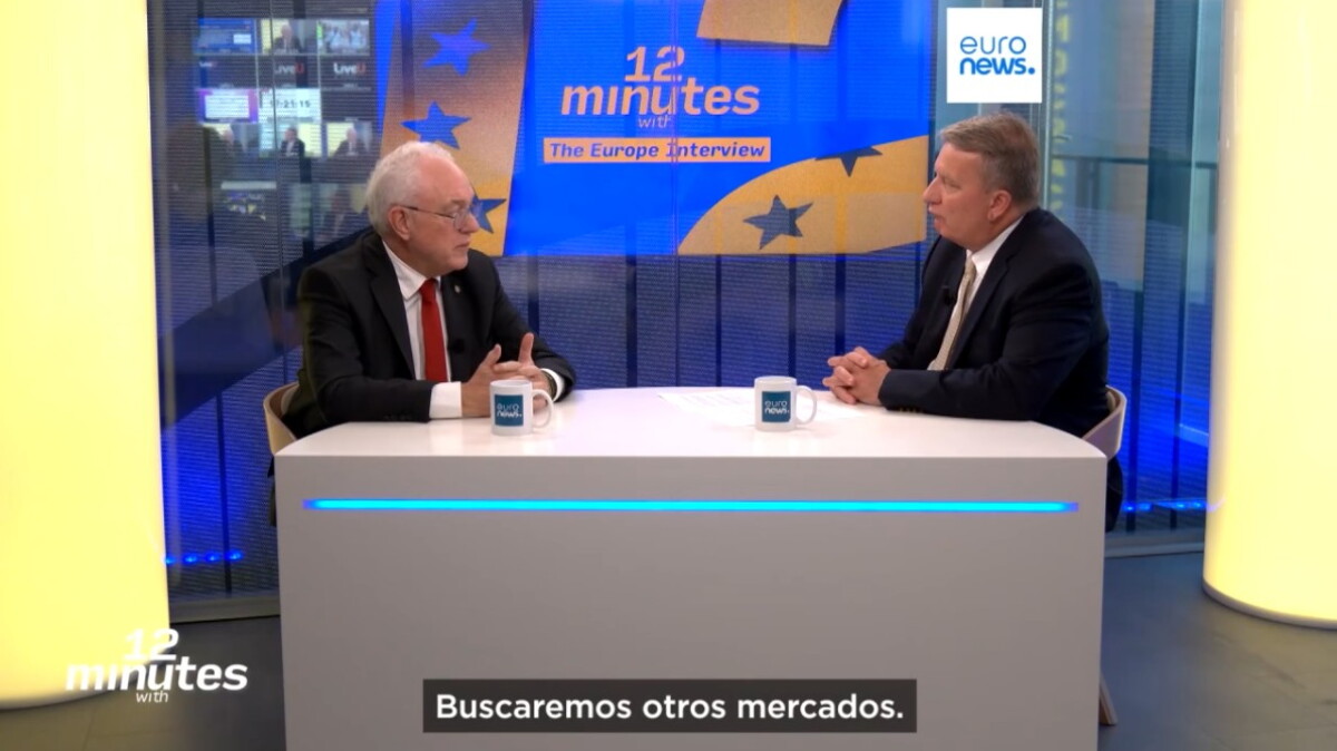 Mario Lubetkin en entrevista con Euronews