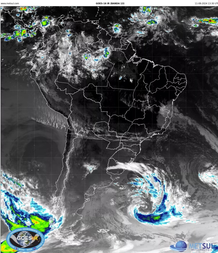 Imagen satelital de Metsul