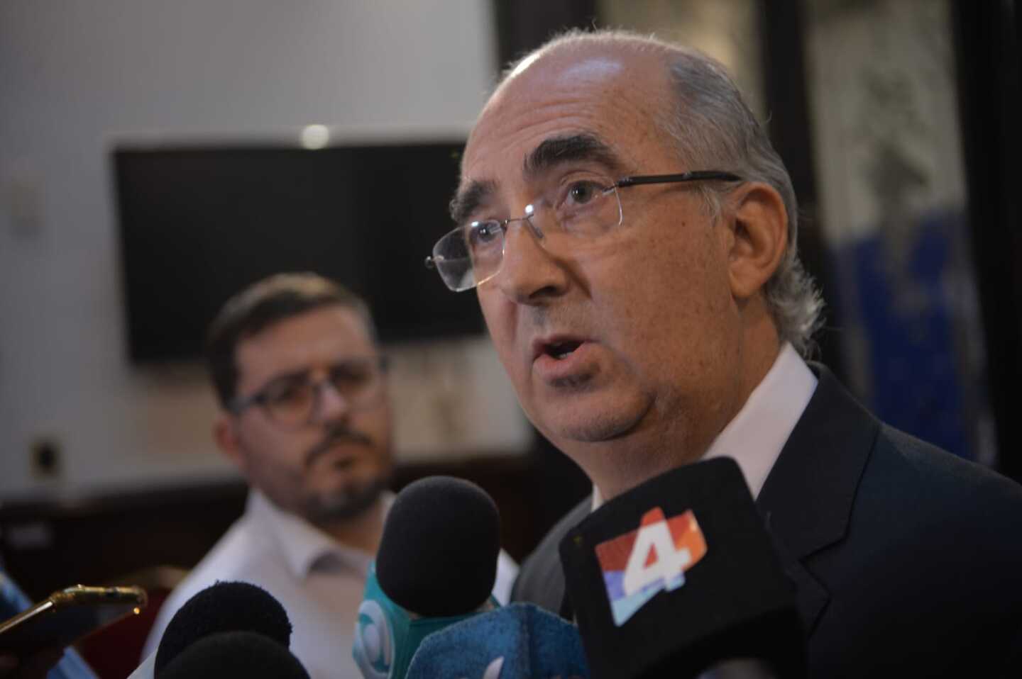 Guillermo Maciel en rueda de prensa este miércoles.