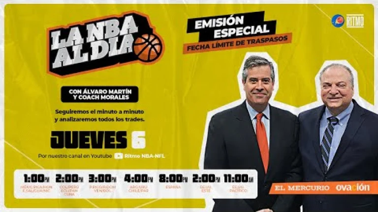 Ritmo NBA | Fecha límite de traspasos con Álvaro Martín y el Coach Carlos Morales