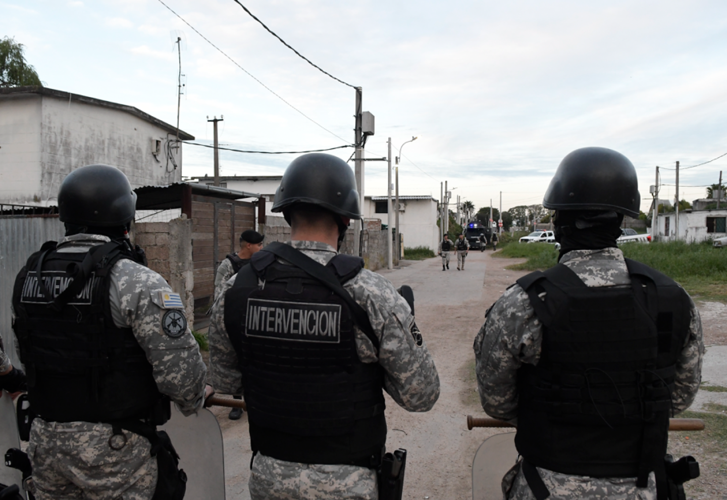 Operativo policial en Cerro Norte.