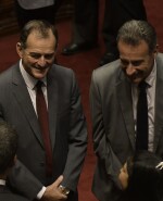 Guido Manini Ríos y Daniel Salinas. Foto: Darwin Borrelli.