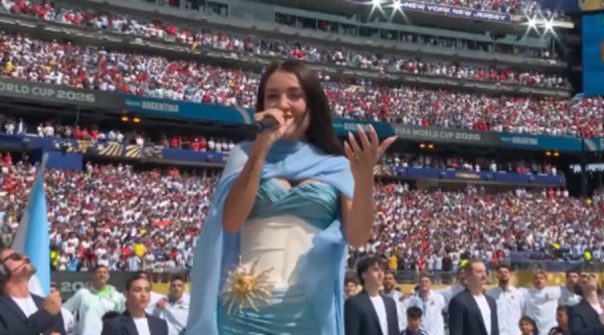 María Becerra en el Mundial 2026.