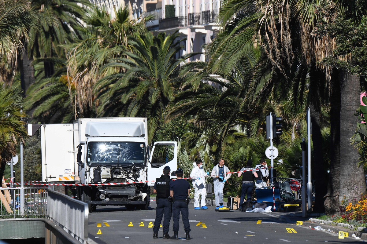 Atentado en Niza en ell año 2016.