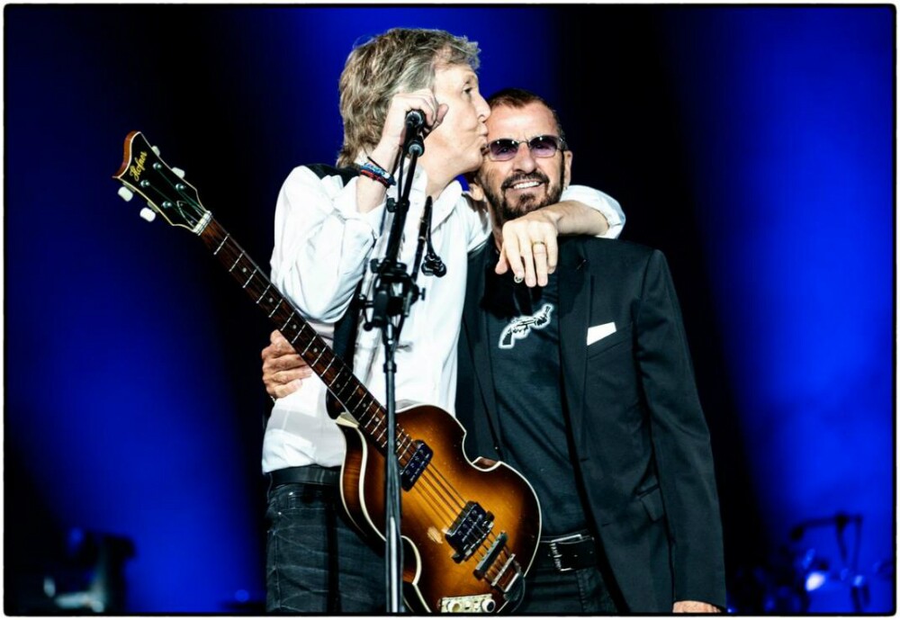 Paul McCartney y Ringo Starr. Foto: Twitter @paulmccartney.