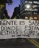 Protesta contra la explotacion sexual y la trata de personas