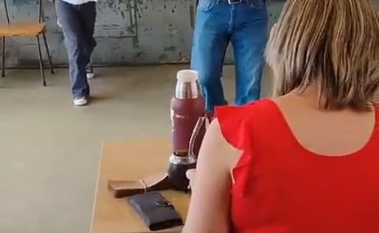 Intendente de Cerro Largo vota en elecciones nacionales 2024