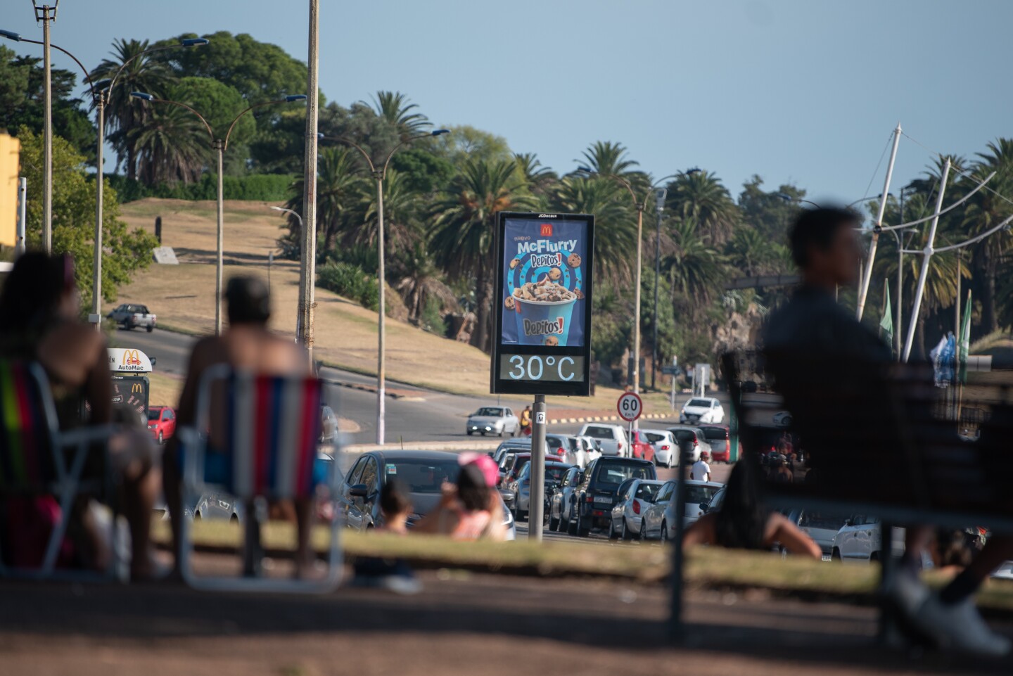 La ola de calor marca el fin de semana en Uruguay.