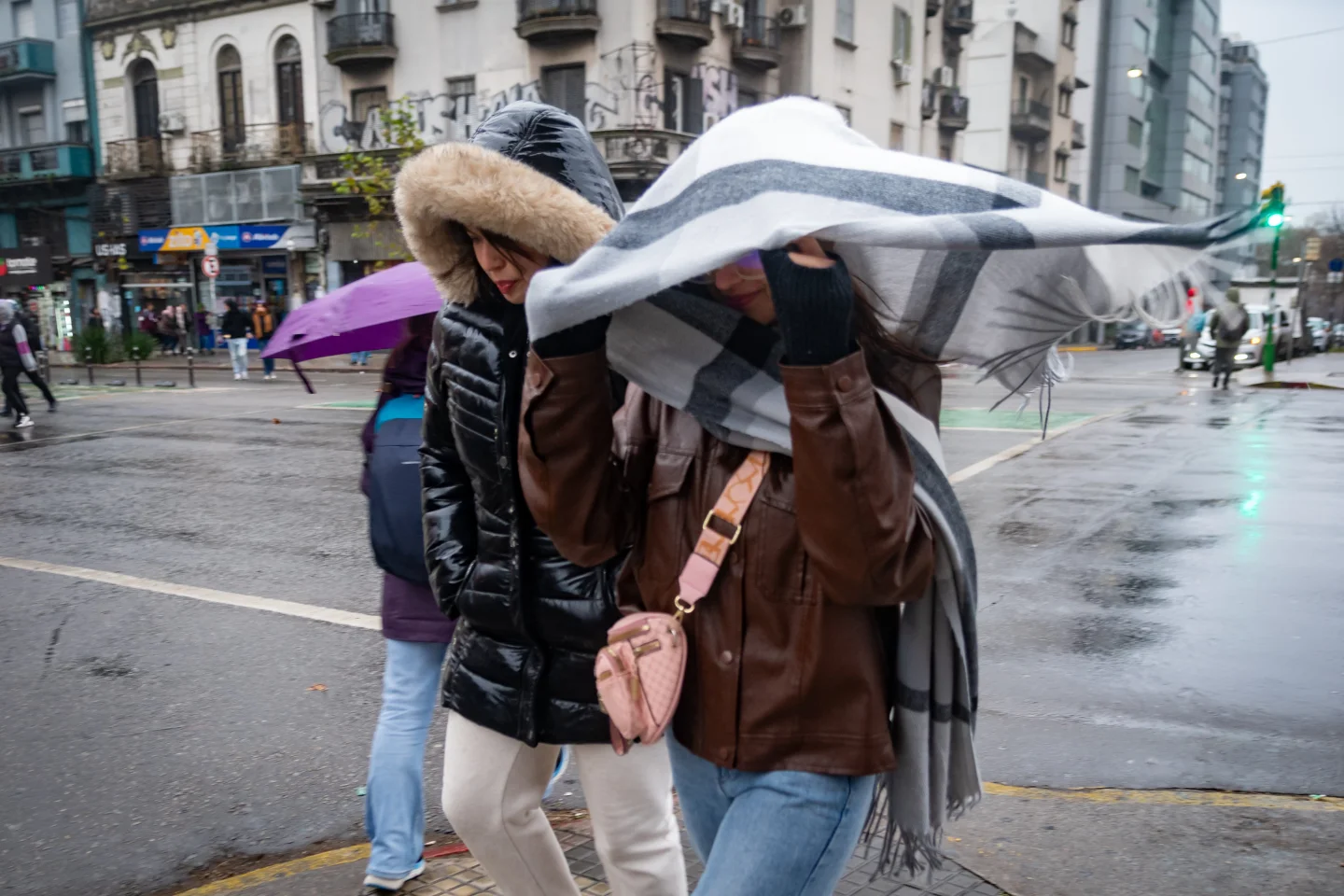 Dia de frio en Montevideo