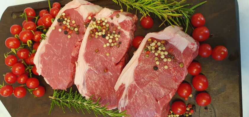 Entrecot, carne vacuna, corte vacuno Foto: UVC