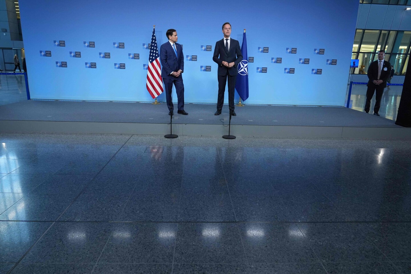 Declaración conjunta: el Secretario General de la OTAN, Mark Rutte, y el Secretario de Estado de EEUU. Marco Rubio