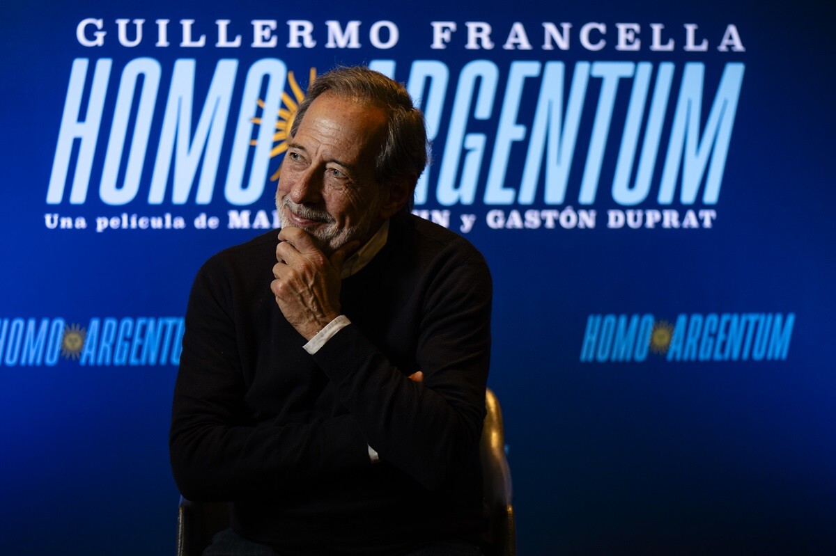 El actor Guillermo Francella interpreta 16 personajes en la película "Homo Argentum"