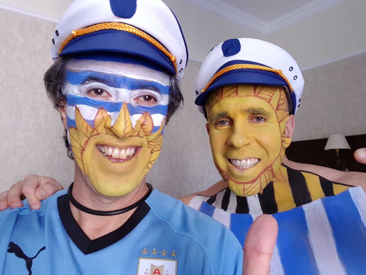 Hinchas de la Celeste.