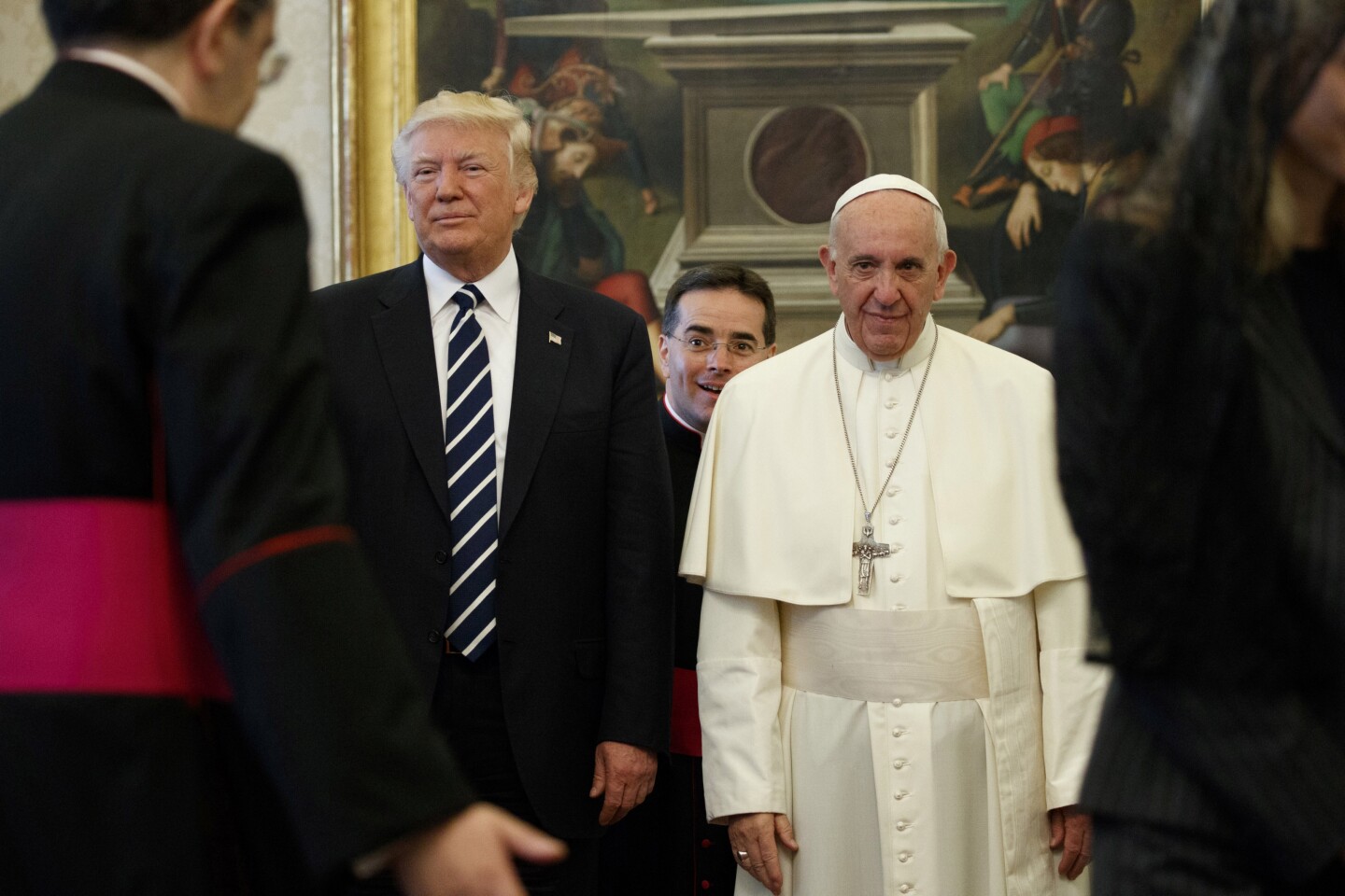 El papa Francisco se reunió con Donald Trump. Foto: Reuters