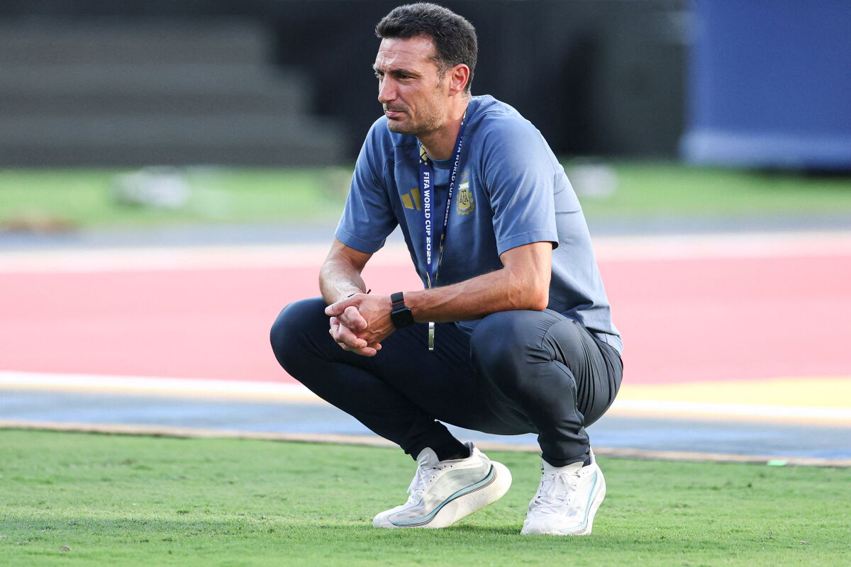 Lionel Scaloni, entrenador de Argentina, tras perder la final ante España en el Mundial 2026.