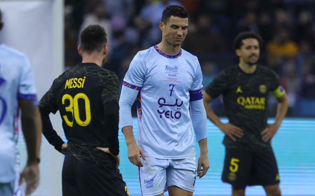 Lionel Messi y Cristiano Ronaldo, cara a cara.