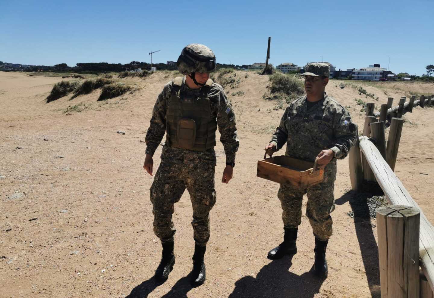 Hallaron una granada en Piedras del Chileno