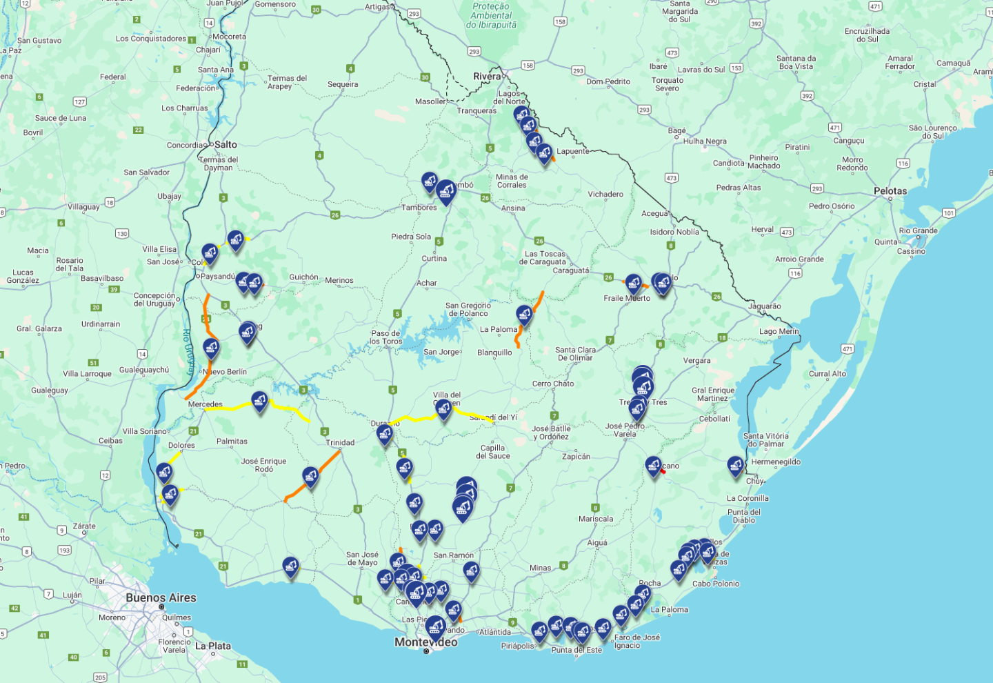 Semana de Turismo en Uruguay: mapa interactivo muestra cuáles son las ...
