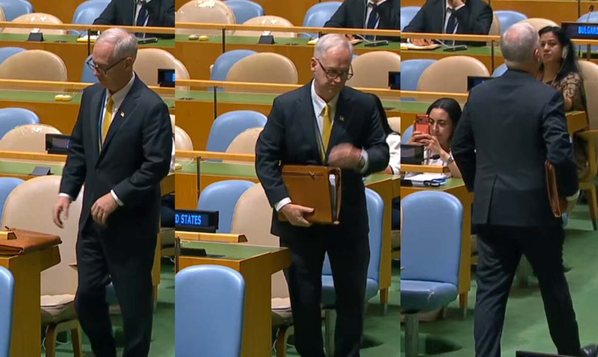 Sillas vacías en la ONU: representante de EE.UU. se retiró en medio del discurso del presidente de Irán