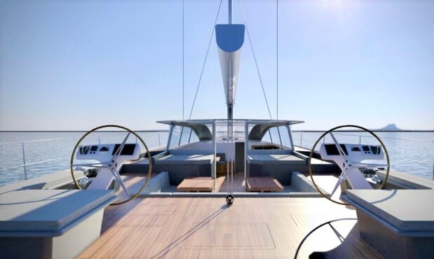 Catamaranes hechos en Uruguay.