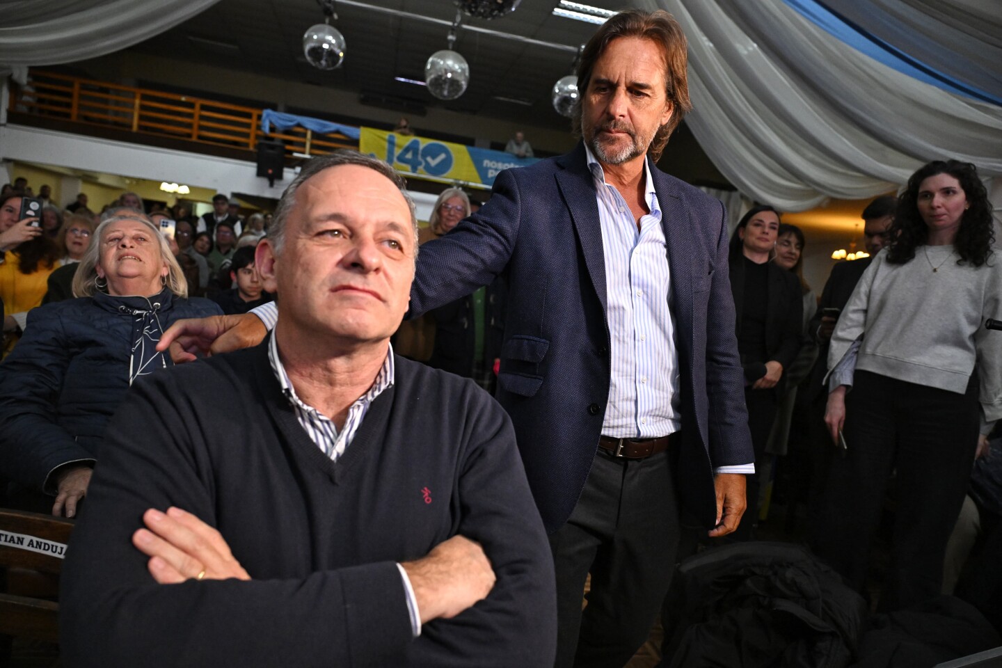 Álvaro Delgado y Luis Lacalle Pou