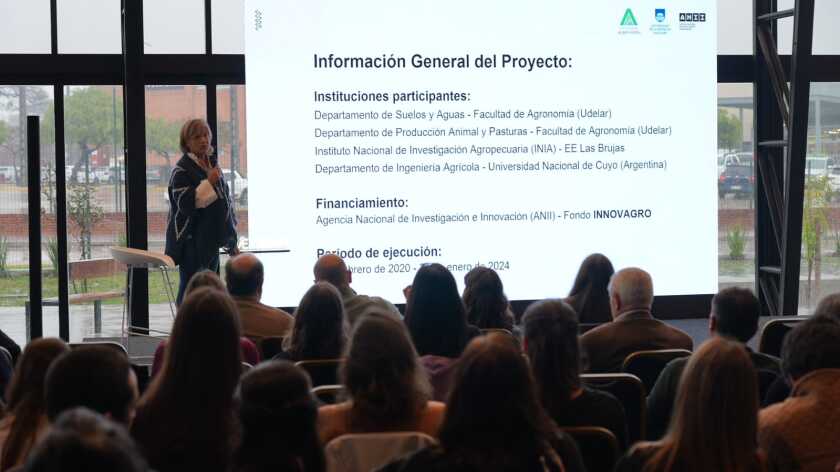 “Riego inteligente para pasturas: optimización del rendimiento hídrico y productivo”, liderado por la investigadora Lucía Puppo.
