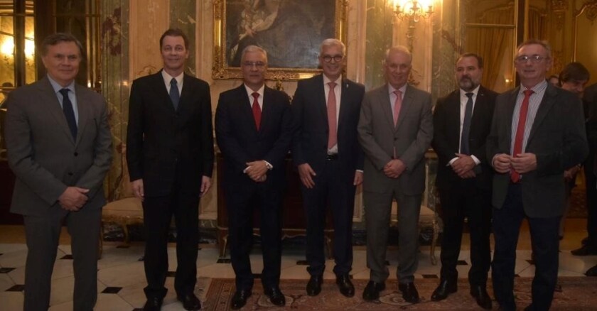 Manuel Otero, ahondó´ con autoridades de este país y de Brasil, temas relevantes para el sector agropecuario.