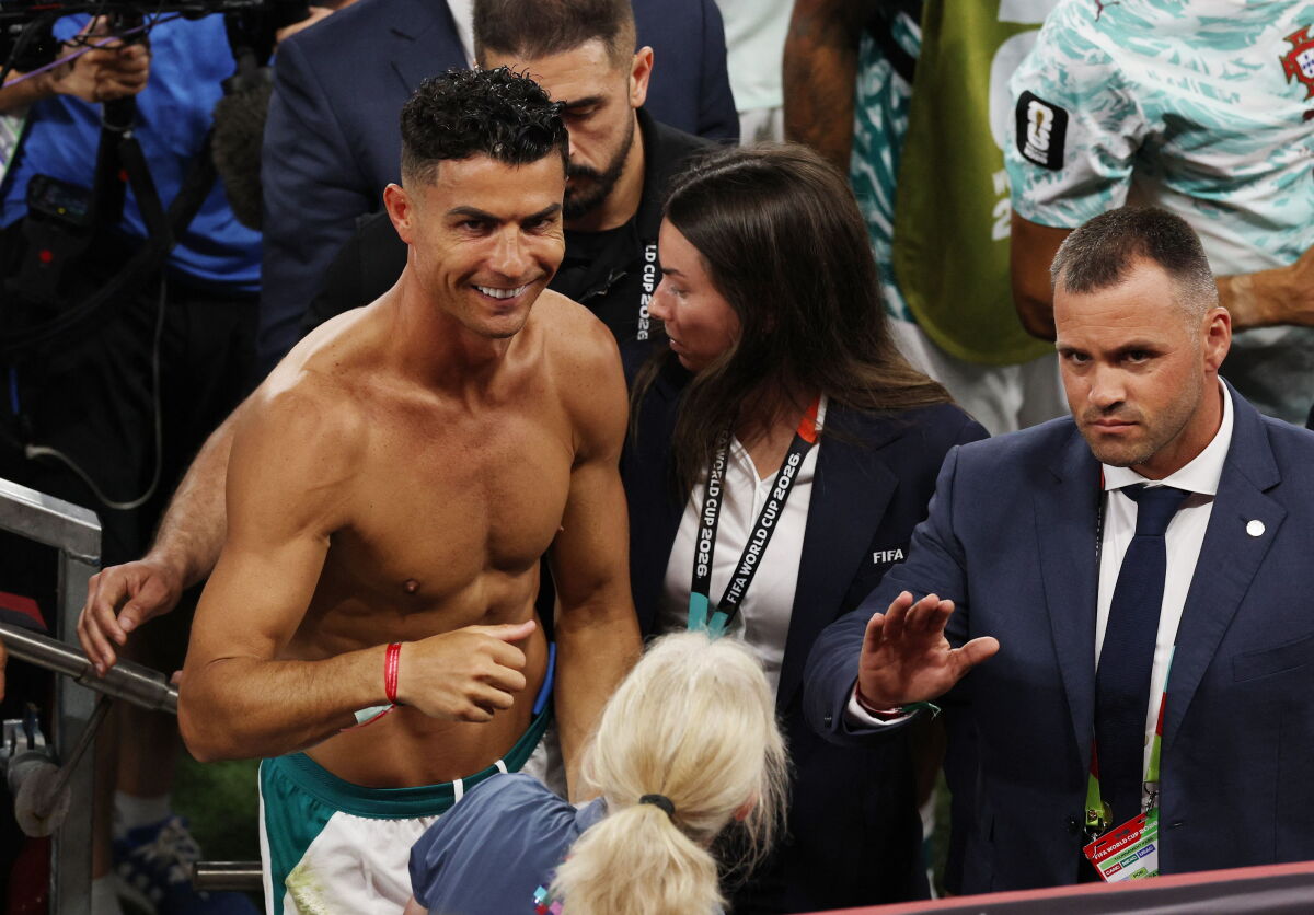 Cristiano Ronaldo tras la victoria de Portugal sobre Croacia.