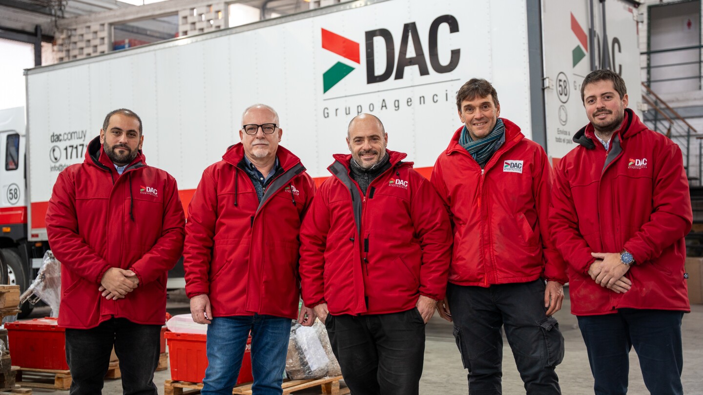Christian D'Angelo, Gerente de Operaciones; Gaston Bouvier, Gerente General; Diego Secchi, Jefe de Operaciones; Pablo Graña, Jefe de Operaciones; Sebastián Ciapessoni, Gerente Comercial