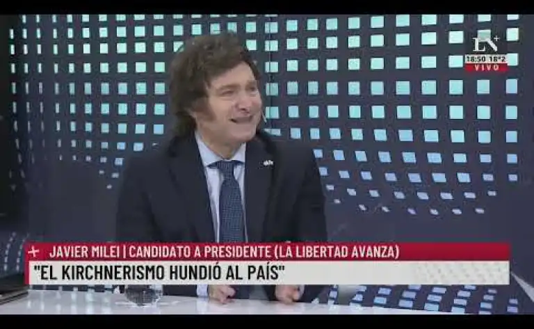 Javier Milei, sobre la posibilidad de bajarse del balotaje contra Massa: “Bajo ningún punto de vista"
